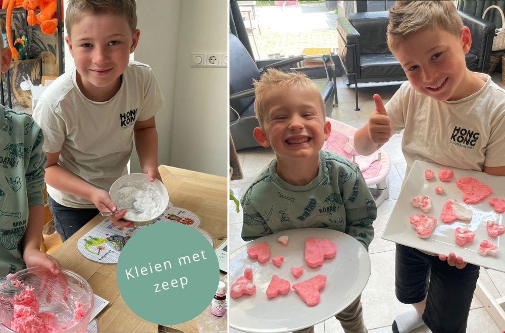 Zo leuk: kleien met zeep! Zo leuk: kleien met zeep!